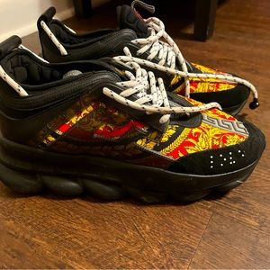 Versace Chain Reaction high trainers